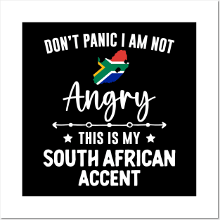 Funny South African Dont Panic, South Africa Posters and Art